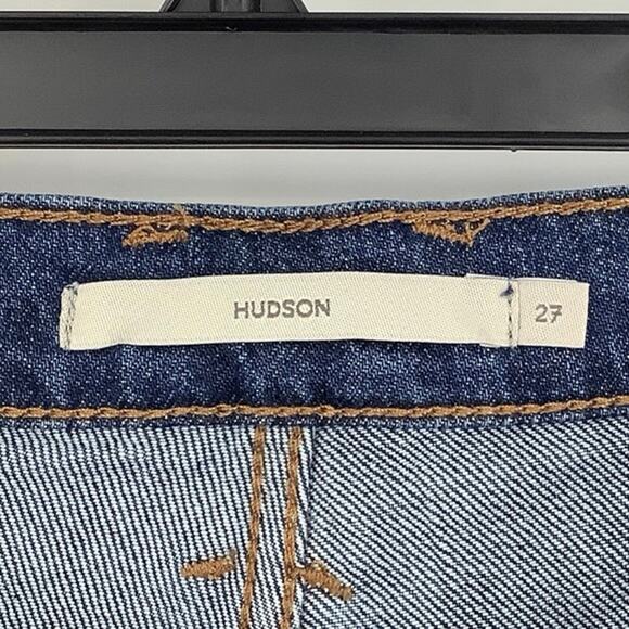 Hudson Sz 27 Meadow Harlow Ultra High Rise Straight Ankle Jeans Stretch OS27-18 - Picture 5 of 10